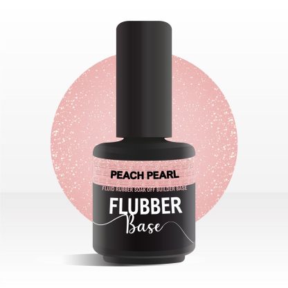 Flubber Peach Pearl, Base & Soak off Builder