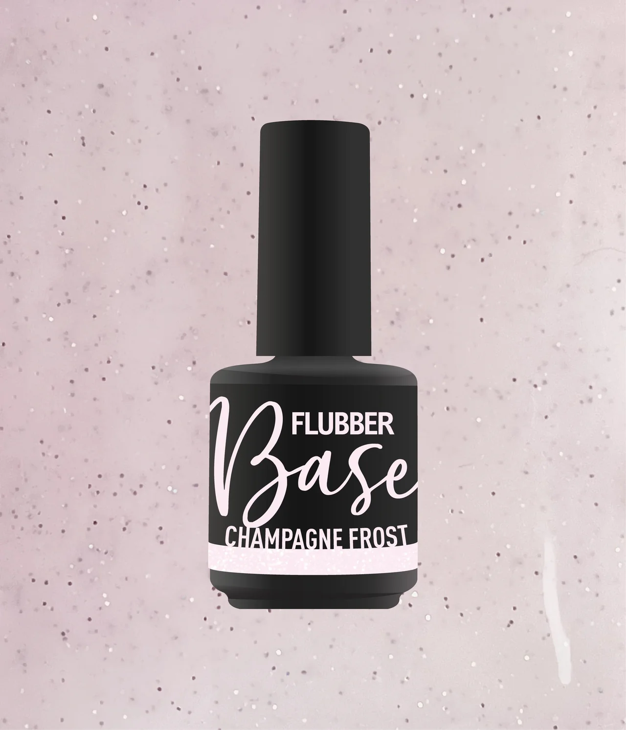 Flubber Champagne Frost, Base & Soak off Builder, HEMA/TPO Free